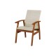 The Panama Bench Teak Dining with Flinders Chairs