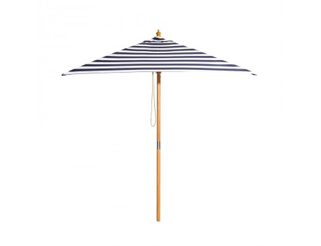 St. Tropez - 2m square blue and white stripe umbrella