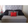 Low Line Queen Upholstered Bed head Ash