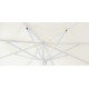 BILLY FRESH 3M WHITEHAVEN ALUMINIUM UMBRELLA - CREAM WITH WHITE TRIM