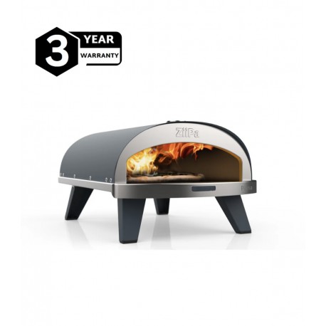 ZiiPa Piana Gas Fired Pizza Oven with Rotating Stone – Charcoal/Charbon