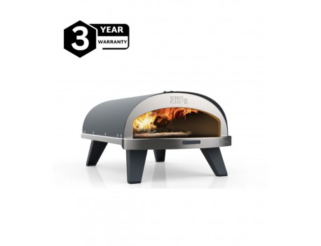 ZiiPa Piana Gas Fired Pizza Oven with Rotating Stone – Slate/Ardoise