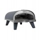 ZiiPa Piana Gas Fired Pizza Oven with Rotating Stone – Charcoal/Charbon