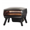 WITT Piccolo Rotante Gas Powered Pizza Oven w/ Rotating Stone 13" - Black