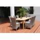 Canberra High Back with Teak Table